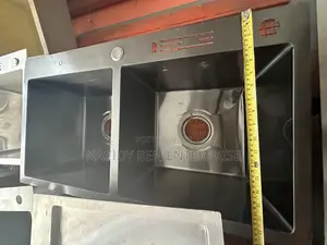 Black Double Bowl Sink