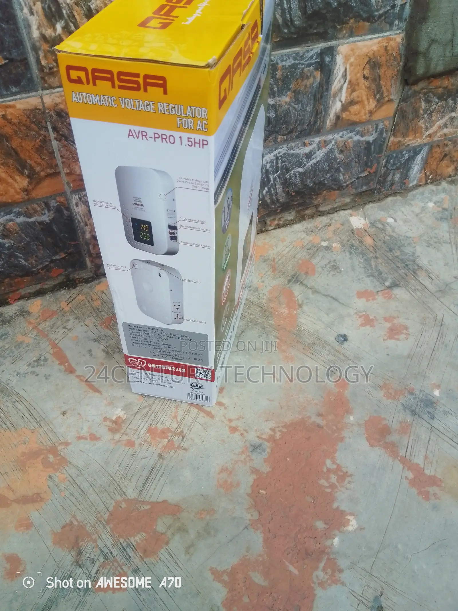 Qasa Avr‐Pro 1.5hp Stabilizer W/ Time Delay