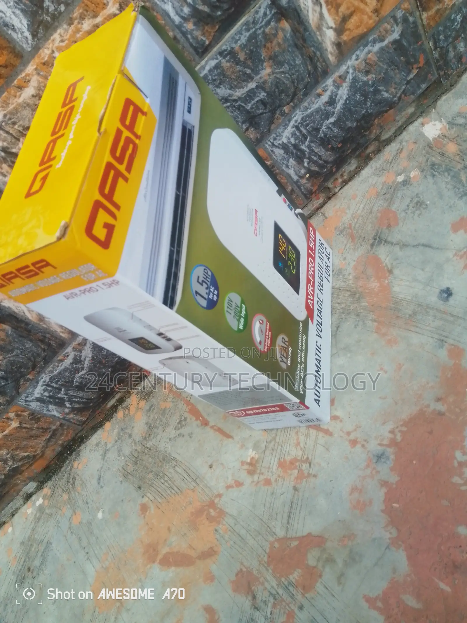 Qasa Avr‐Pro 1.5hp Digital Voltage Stabilizer