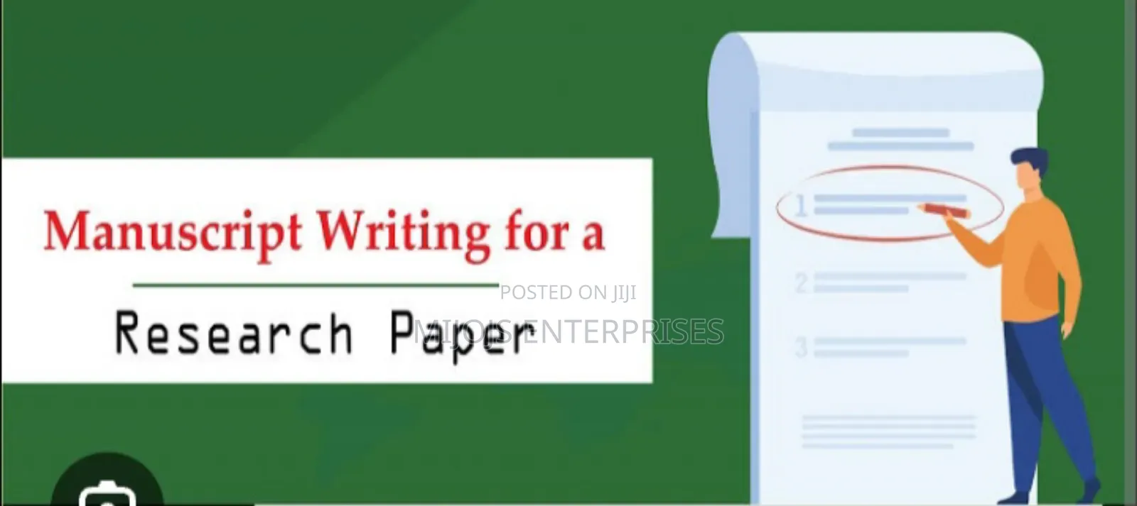 Article / Manuscript Writing for Journal Publication