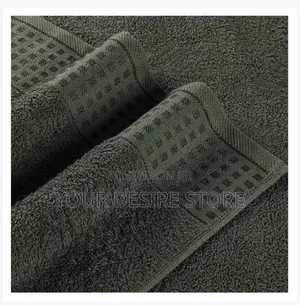 Large Cotton Bath Towel -Green