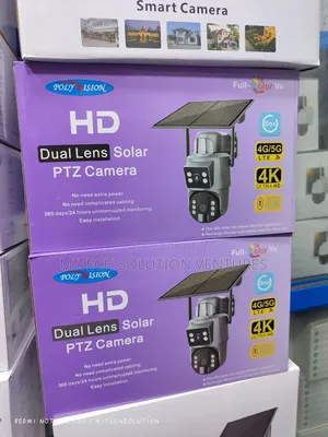 Ubox 4g Dual Lens Solar PTZ Camera.