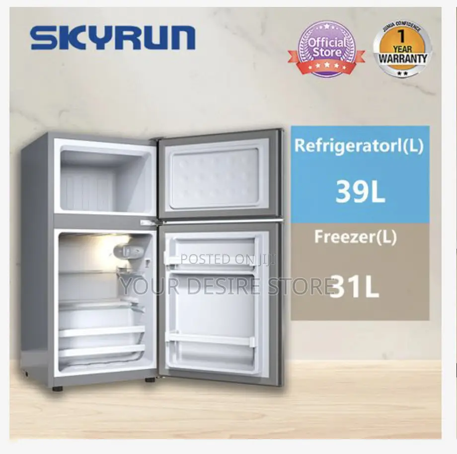 Skyrun 70 Litres Double Door Top Mount Fridge