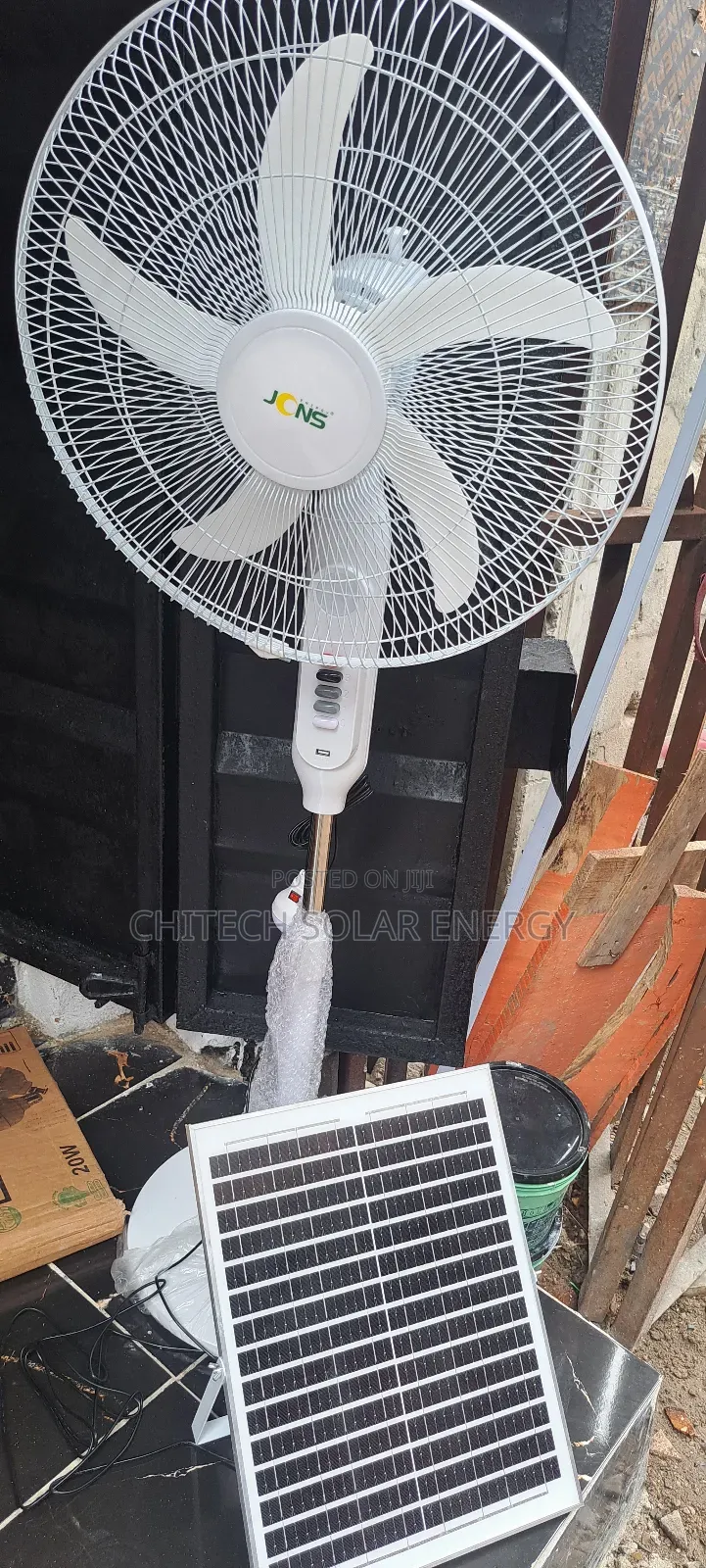 Solar Fan With Panel