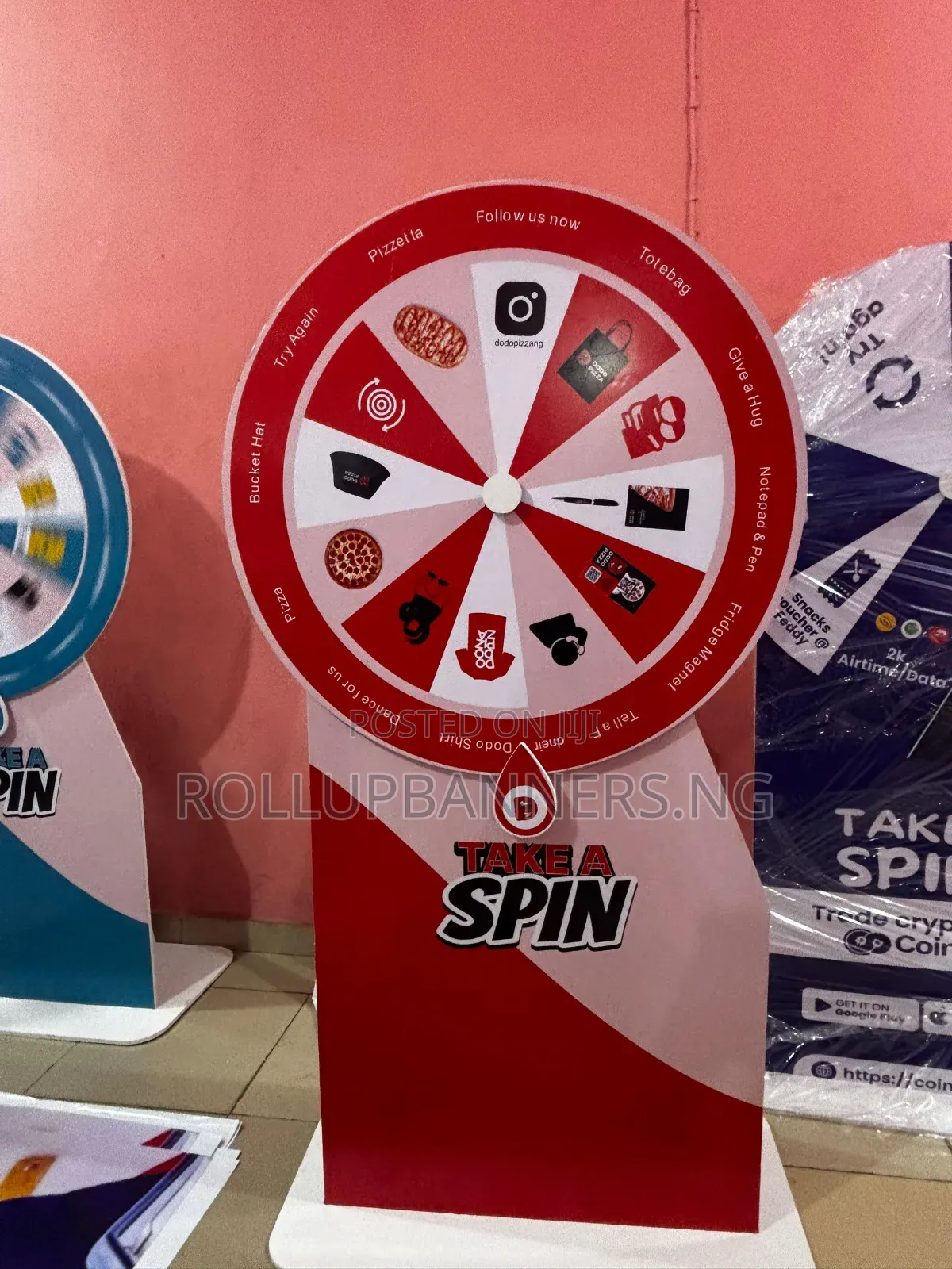 Spin to Win Branded Spinning Wheel Lagos