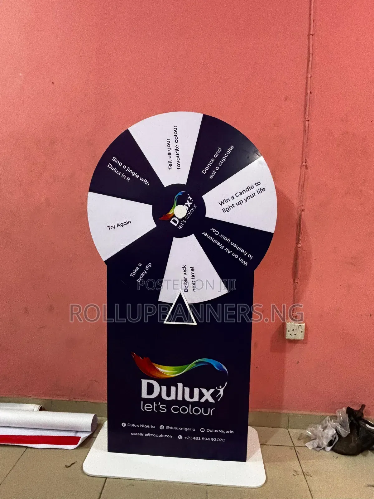 Spin to Win Branded Spinning Wheel Lagos