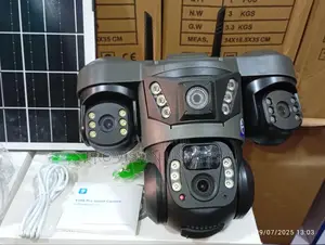 Solar Camera V380 3lens 3view It Also Uses Sim Card