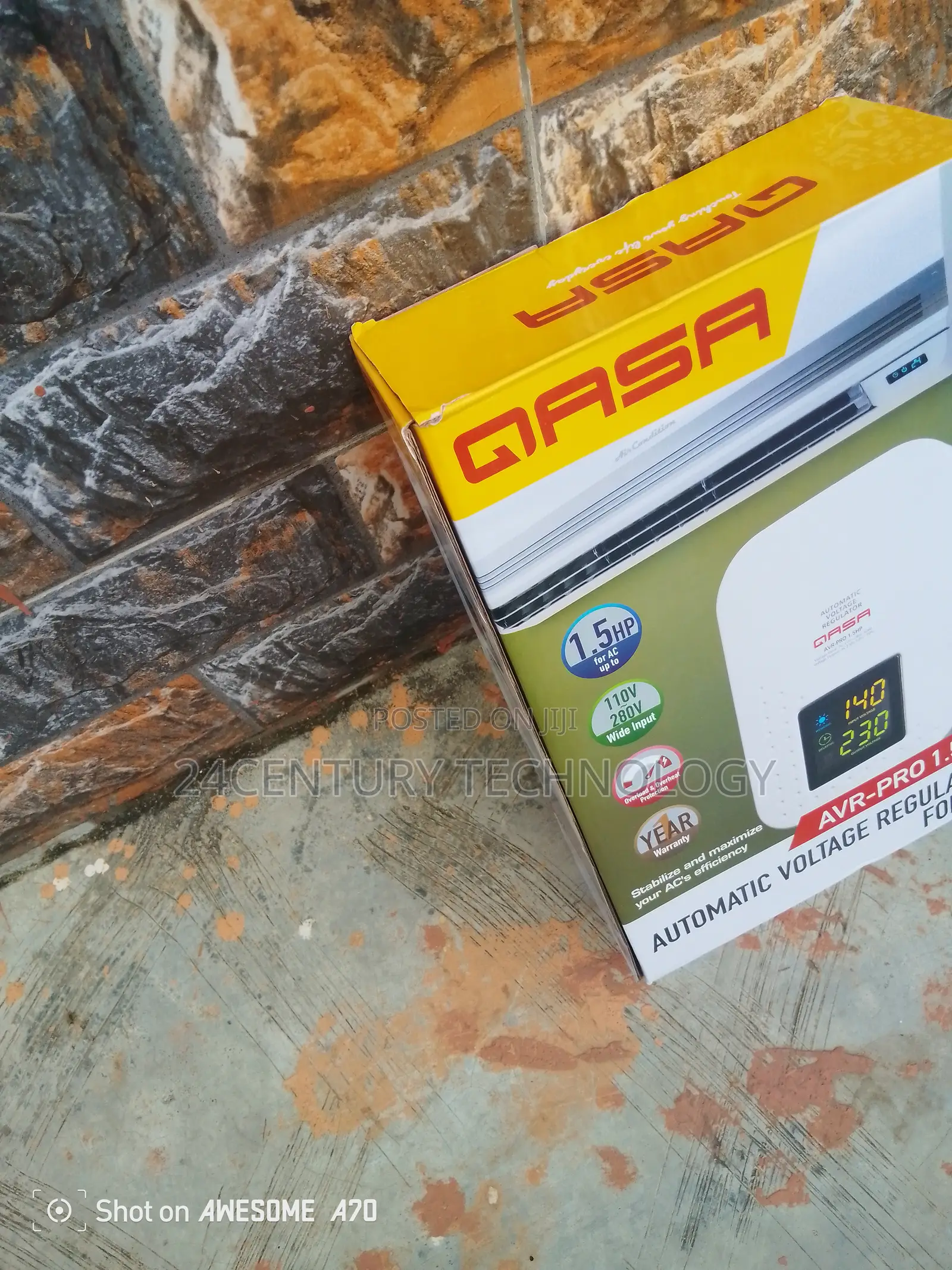 Qasa Avr‐Pro 1.5hp Stabilizer With Smart Display