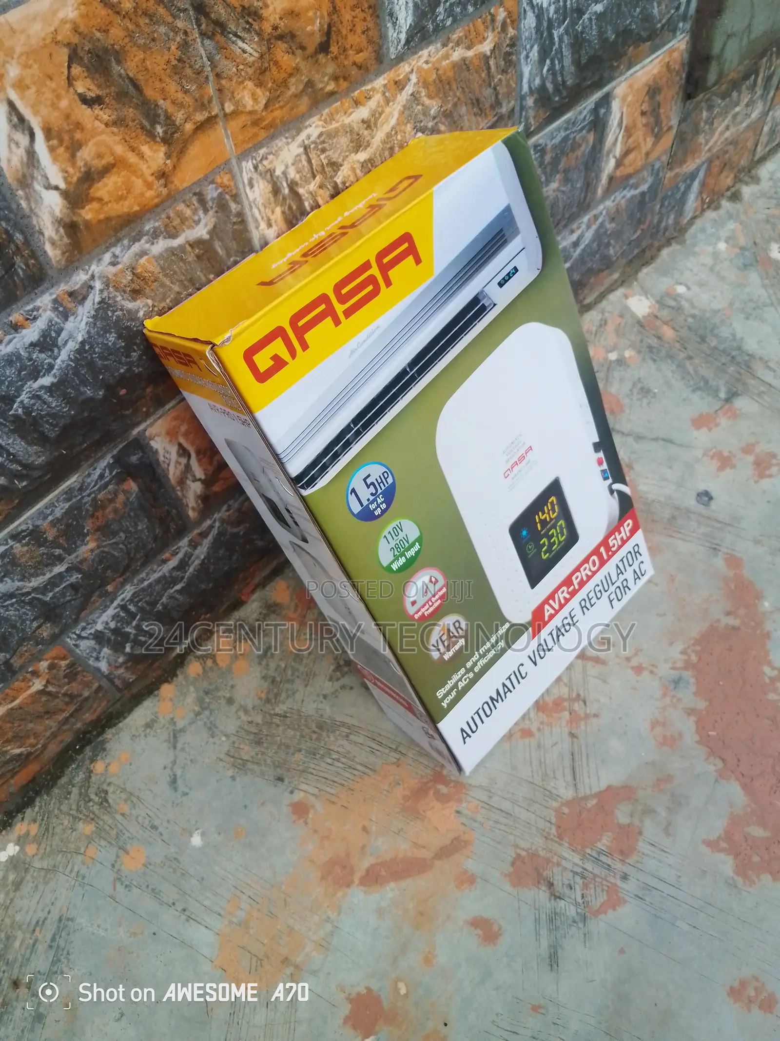 Qasa Avr‐Pro 1.5hp Wall‐Mount Voltage Regulator