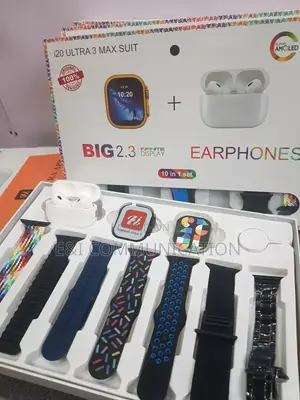 I20 Ultra Smartwatch 10 in 1 Set.