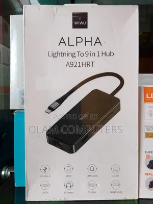 Wiwu Alpha Lightning To 9 In 1 Hub