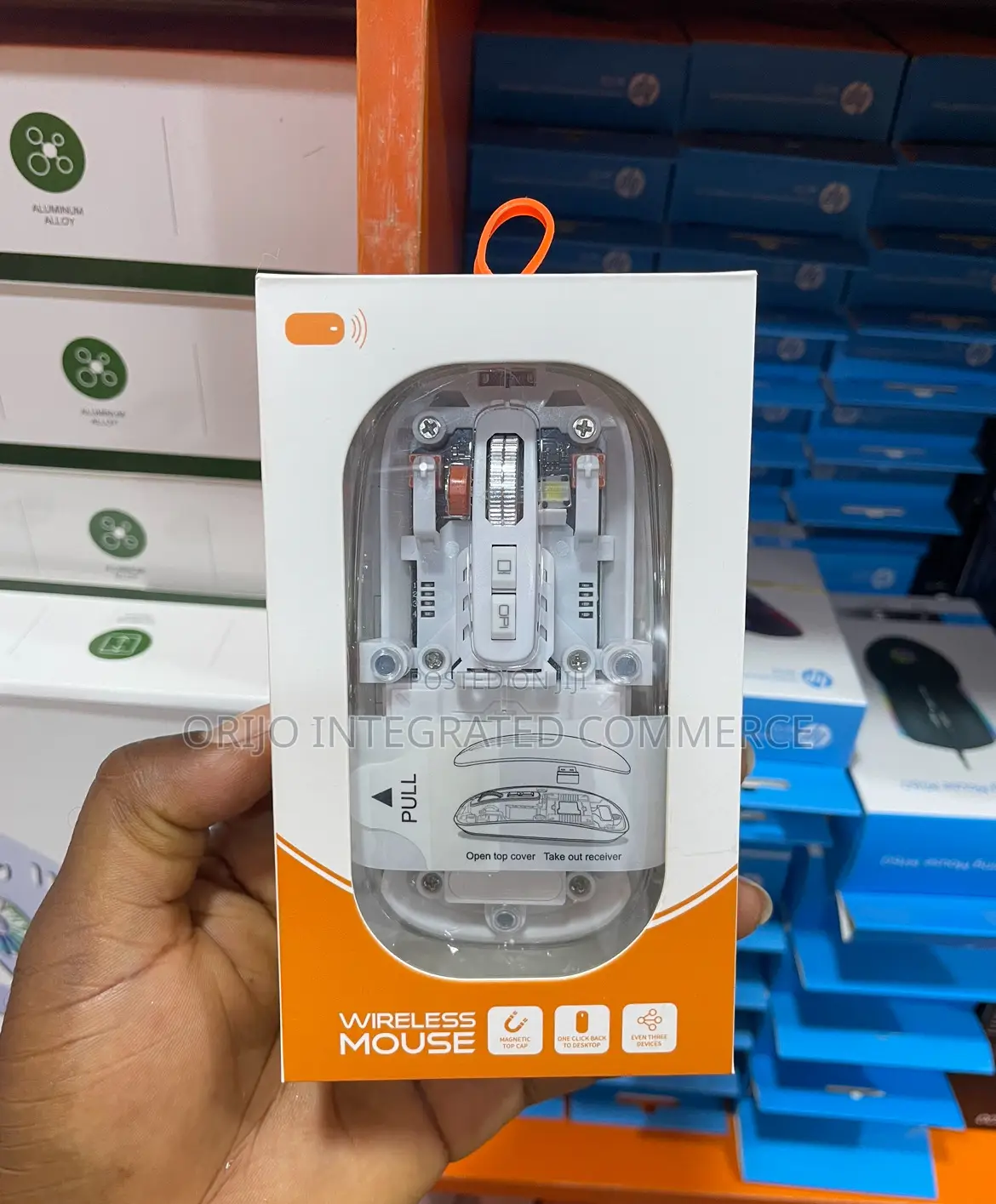 RGB Rechargeable Transparent Wireless Mouse