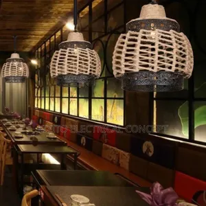 Hemp Rope Dropping Pendant Light