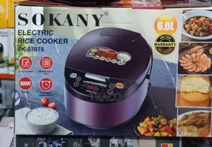 Sokany 6liters German Multipurpose Electric Rice Cooker