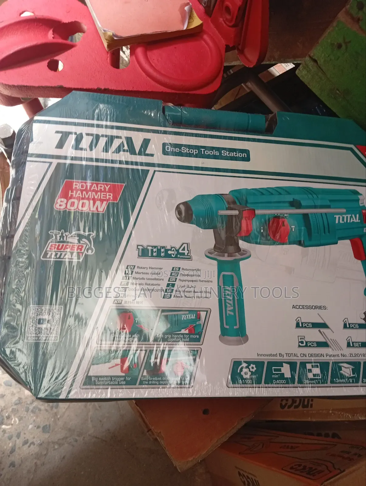 Rotary Hammer Drill Total 800w