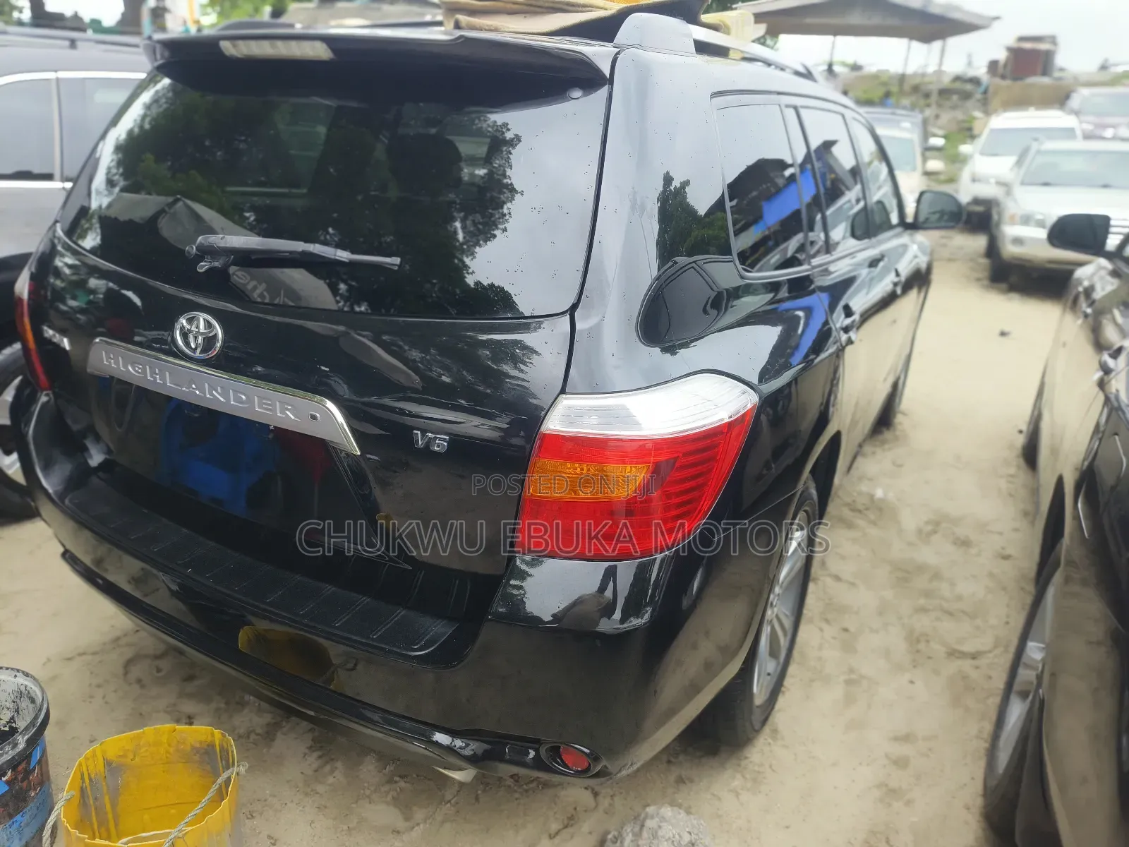 Toyota Highlander Limited 2008 Black