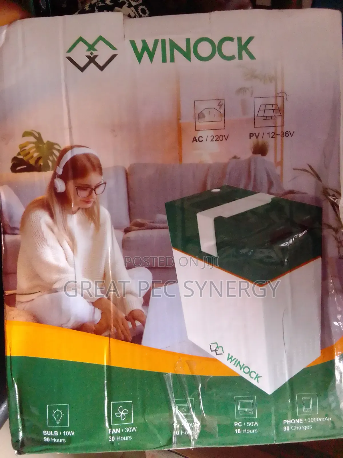 Winock Generator With 320 Solar Panel