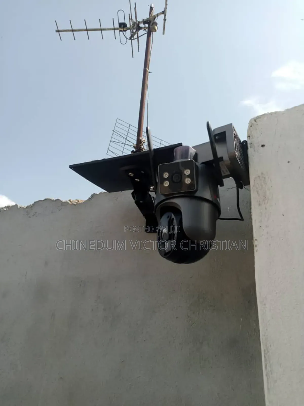 Solar PTZ Camera Installation