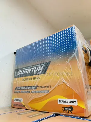 Quantum 240ah Tubular Battery Available as Seen in Stock