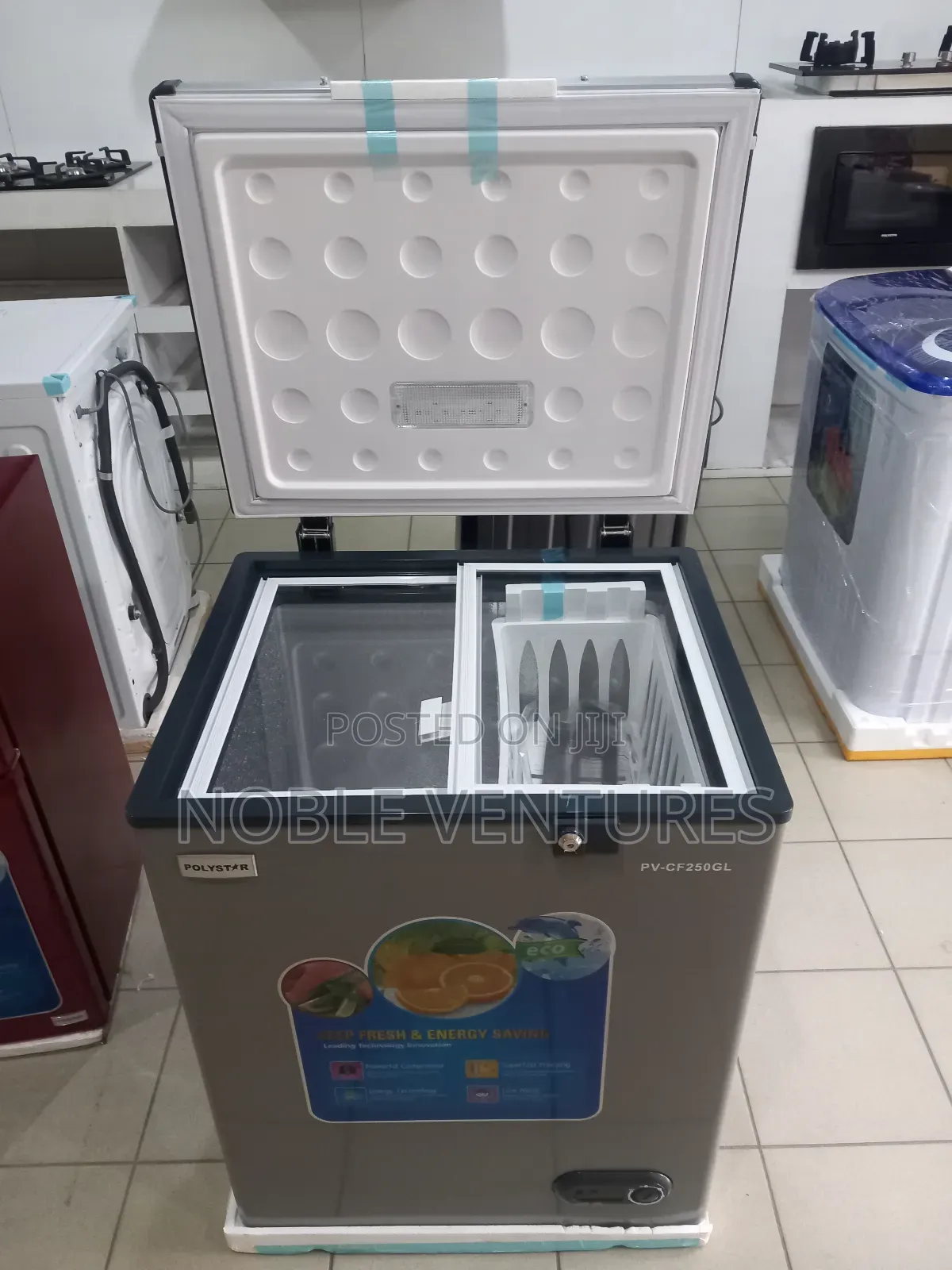 Original Polyester 150litters Chest Freezer 100%Copper