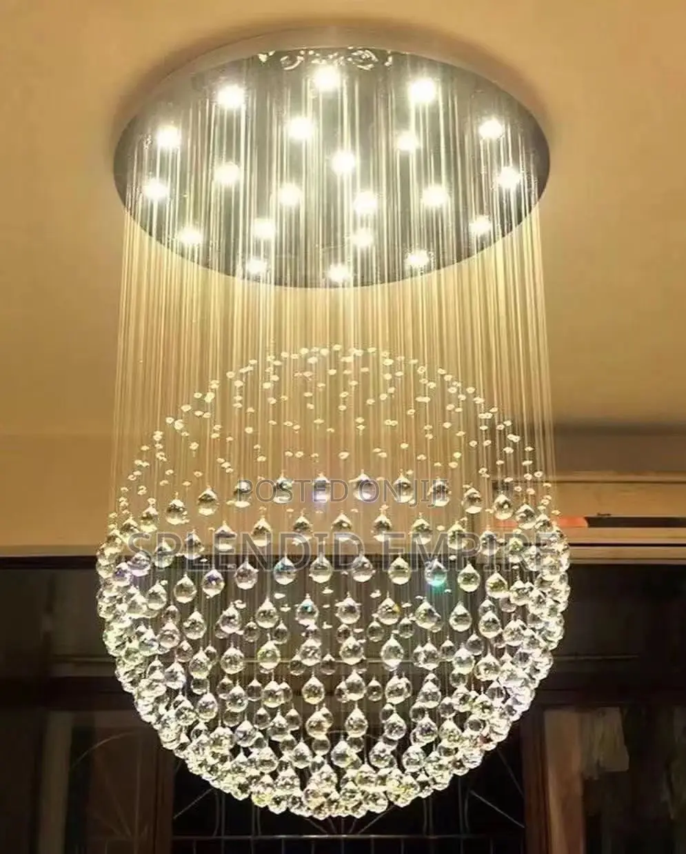 Rain Drop Quality Chandelier