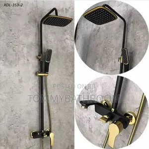 Black Gold Shower Mixer