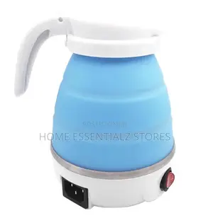 Electric Foldable Kettle With Flippable Lid