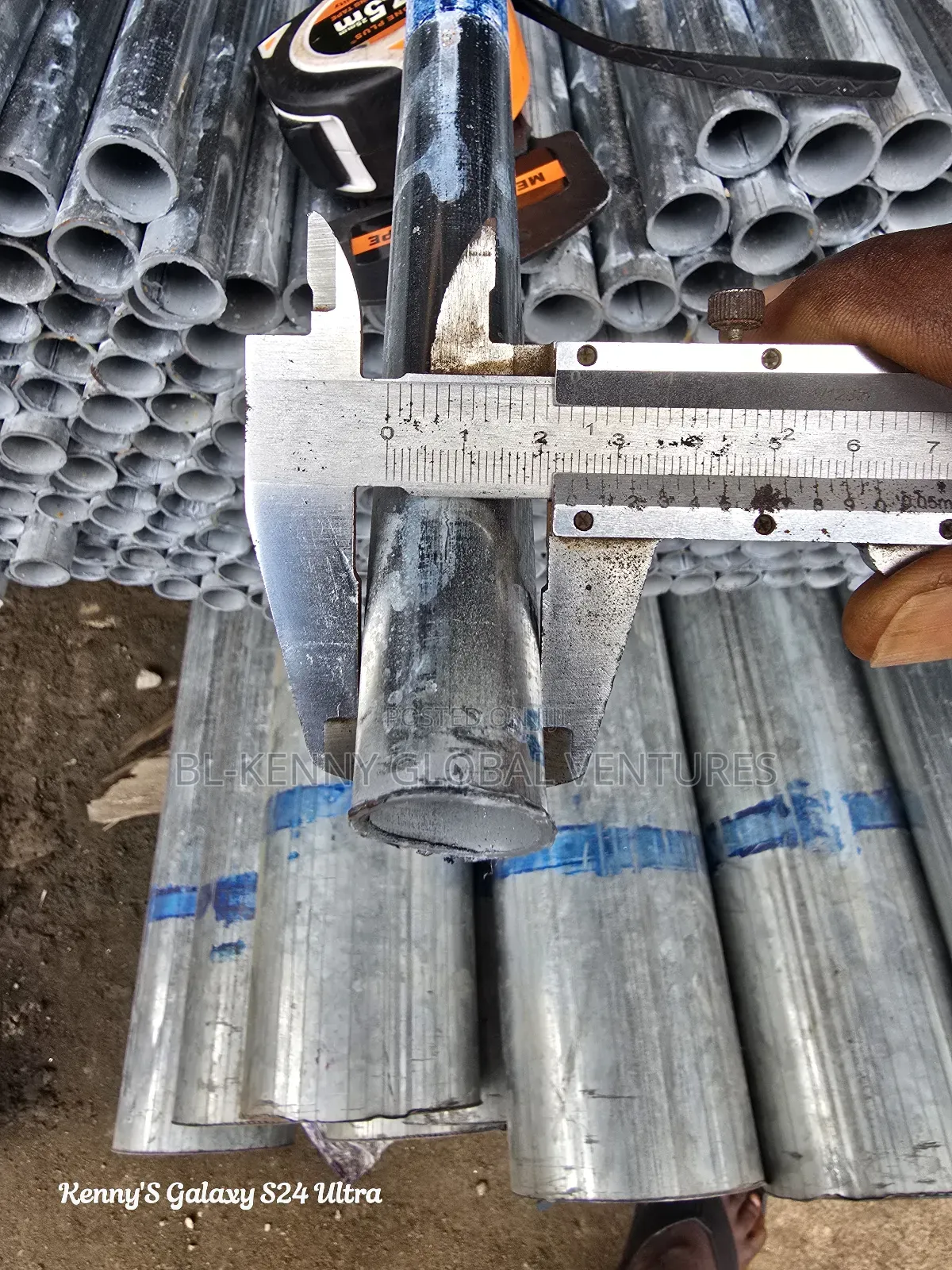 3⁄4x1.5mm Galvanized Pipe