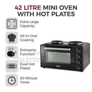 Tower 42l Oven With Adjustable Temperature Control