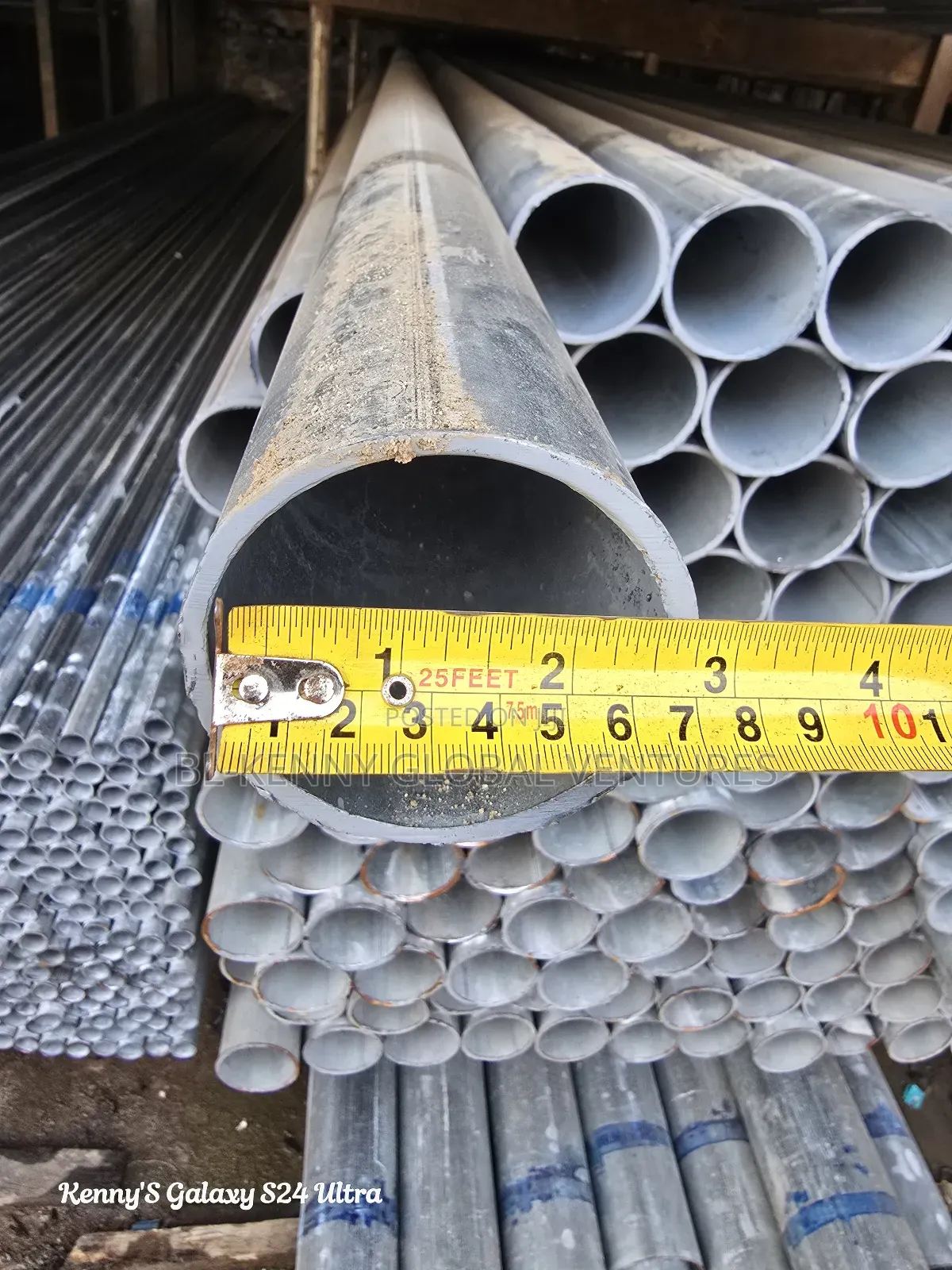 21⁄2x3mm Galvanized Pipe (60mm)