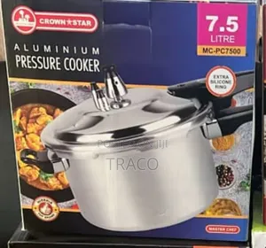 Crown Star 7.5l Pressure Cooker -silver