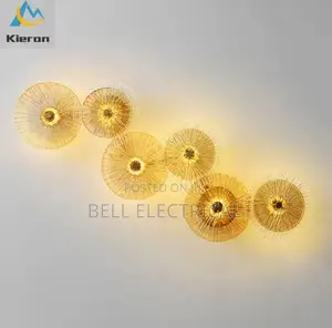 6 Display Post-Modern Luxury Crystal Led Wall Lamps