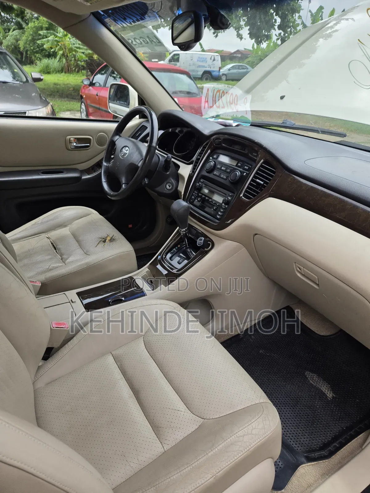 Toyota Highlander V6 AWD 2003 Gold