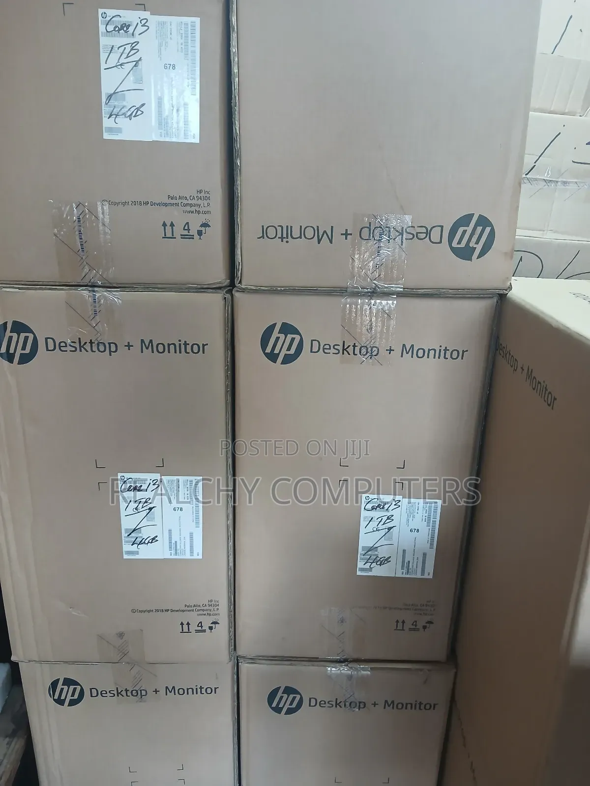 New Desktop Computer HP ProDesk 600 G3 4GB Intel Core I3 HDD 1T