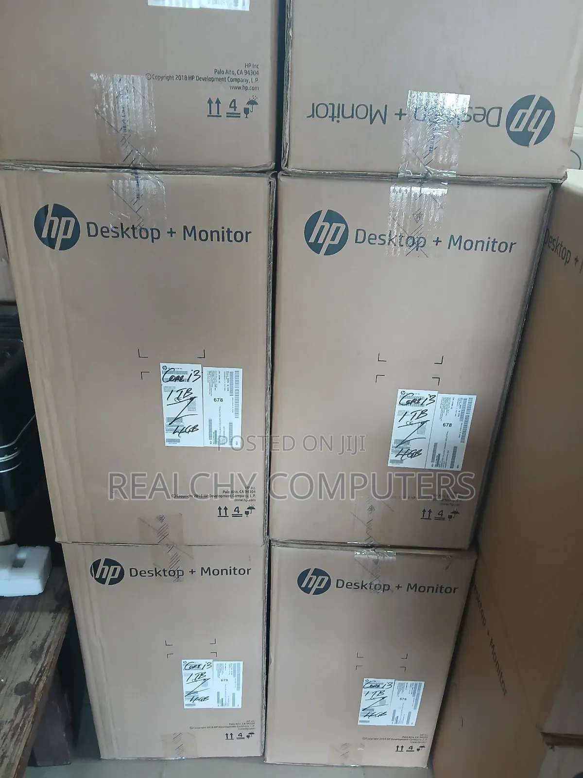 New Desktop Computer HP ProDesk 600 G3 4GB Intel Core I3 HDD 1T