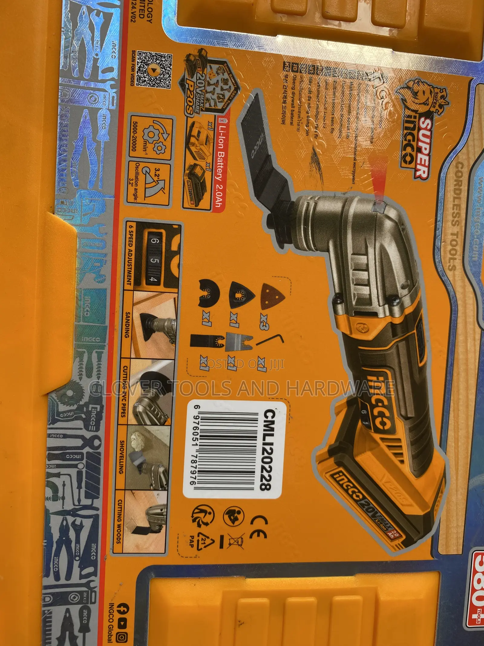 Ingco Cordless Multi Tool Cmli20228