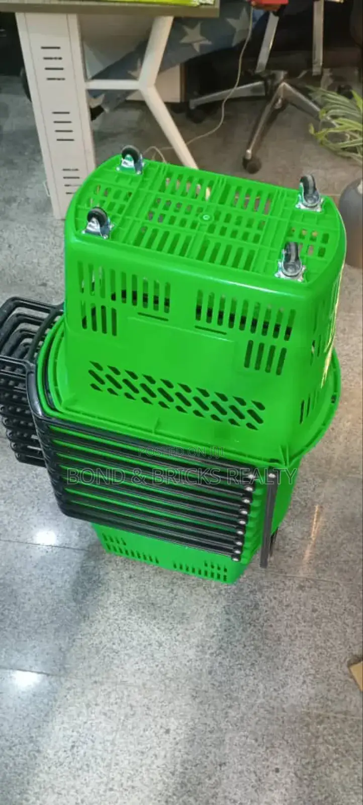 Plastic Shopping Trolley