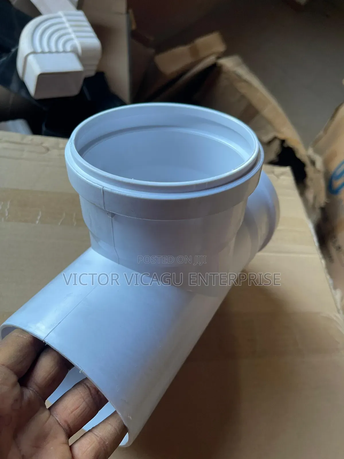 4” PVC Tee For Pipe Connection