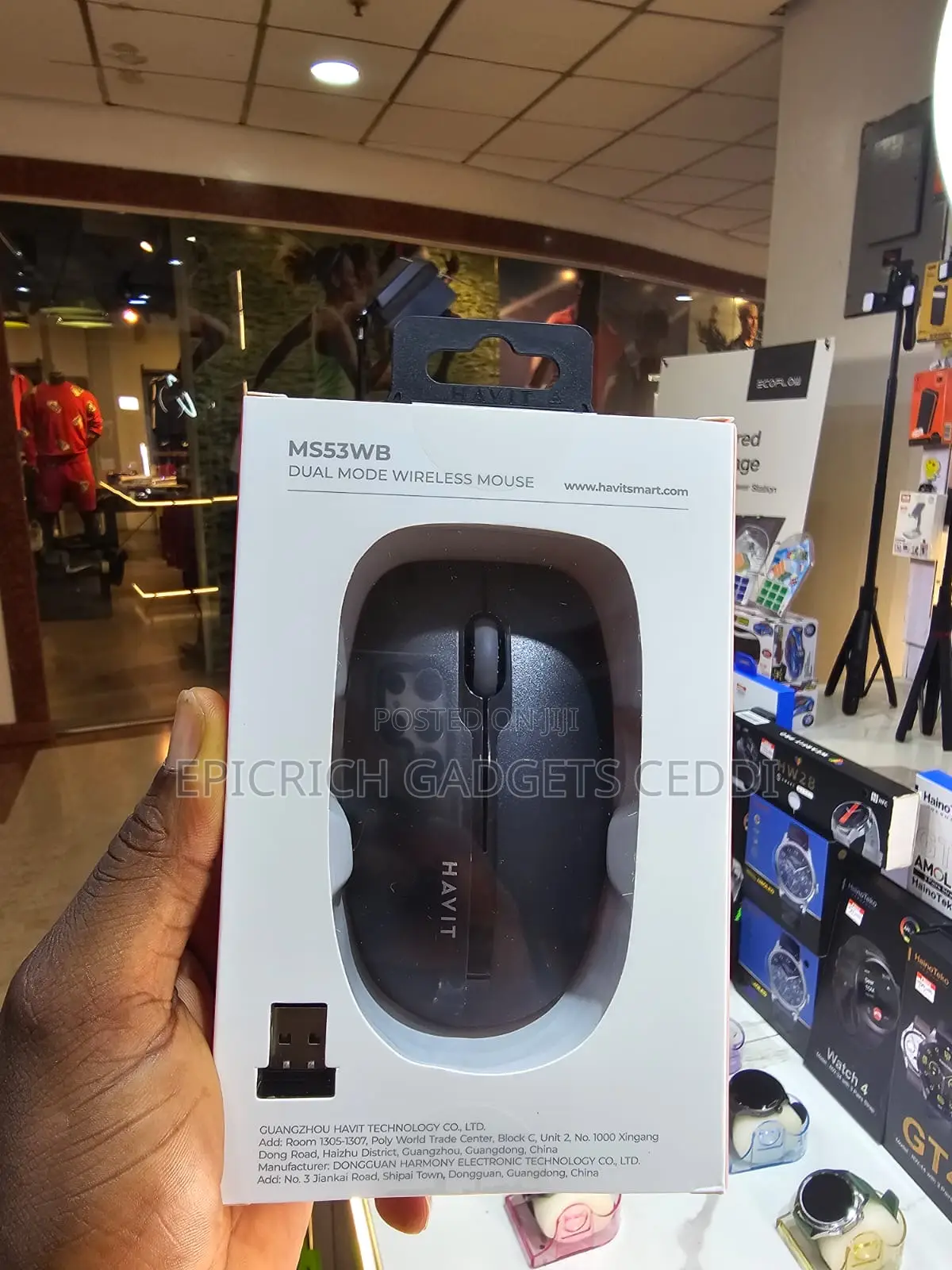 Havit Dual Mode Wireless Mouse With Usb Bluetooth