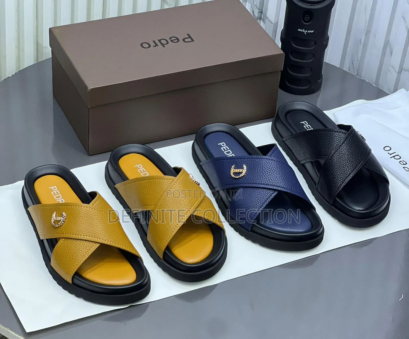 Pedro Leather Slippers