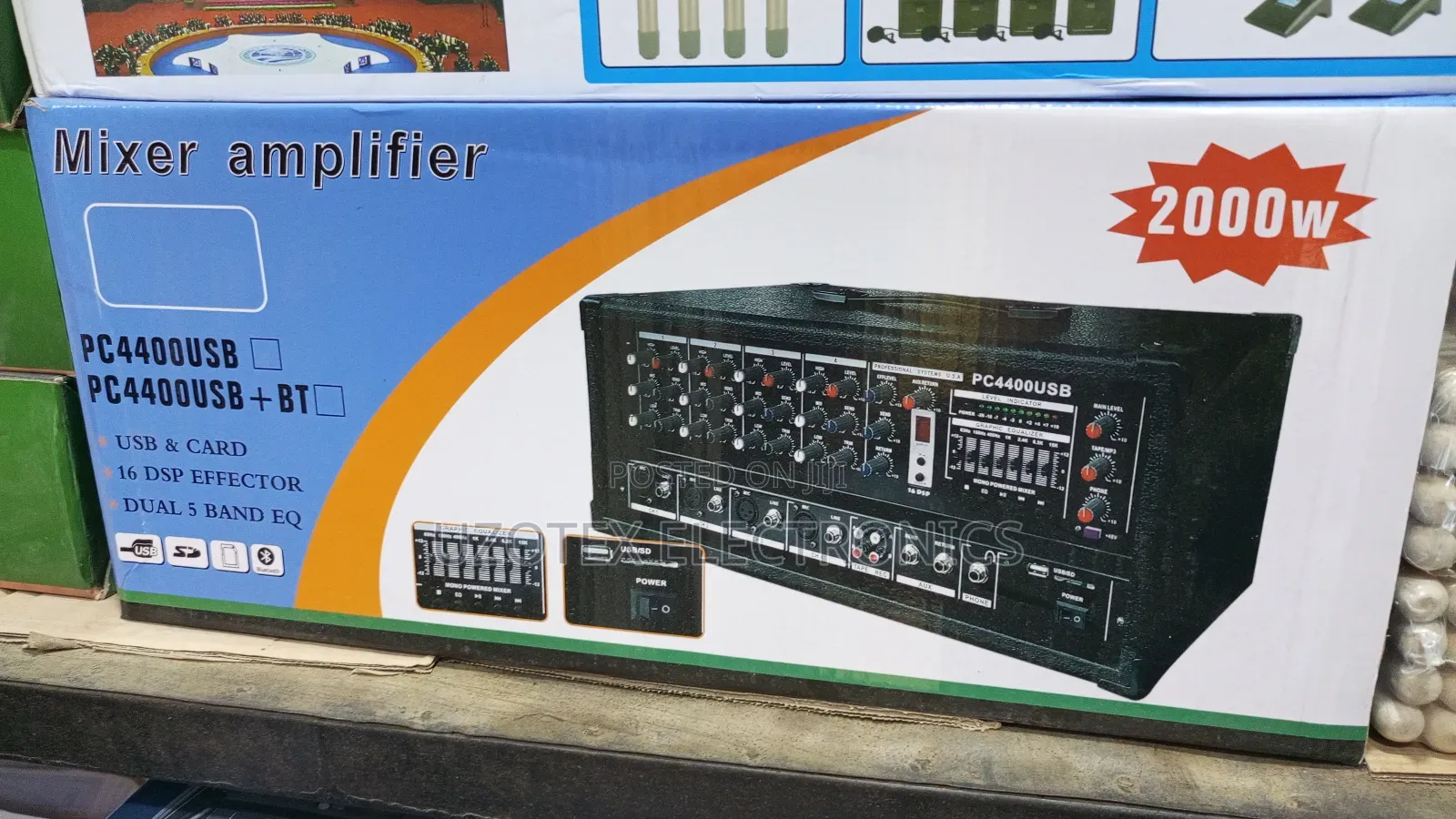 Box Mixer Amplifier 4400 With Bluetooth