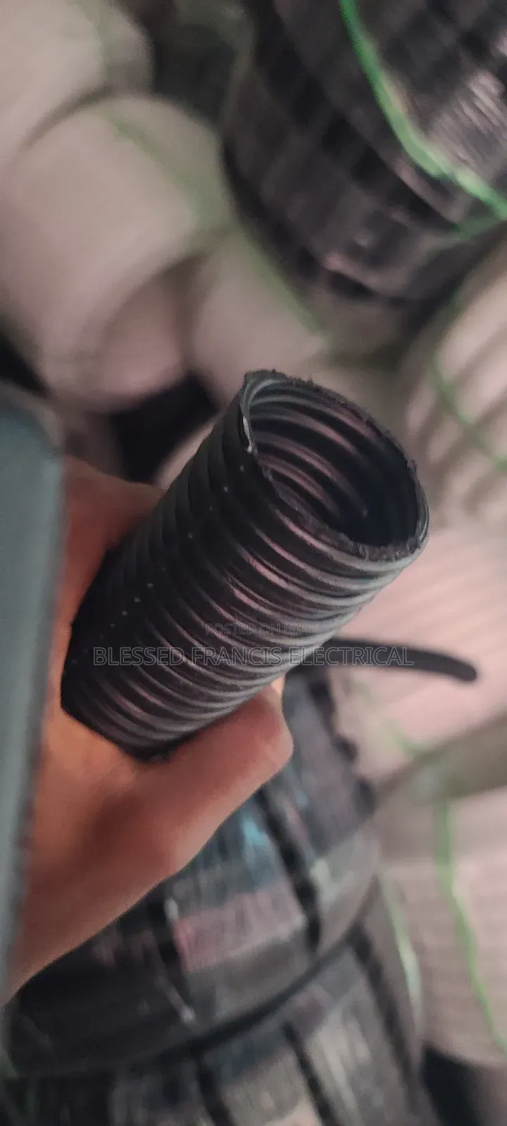 75mm Condit Pipe Black Flexible
