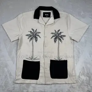 Malibu Beach Club Men's Shirt Tropical Clothing Short Sleeve