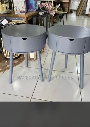 Coffee Table Side for Living Room,Round Wooden Sofa Tables