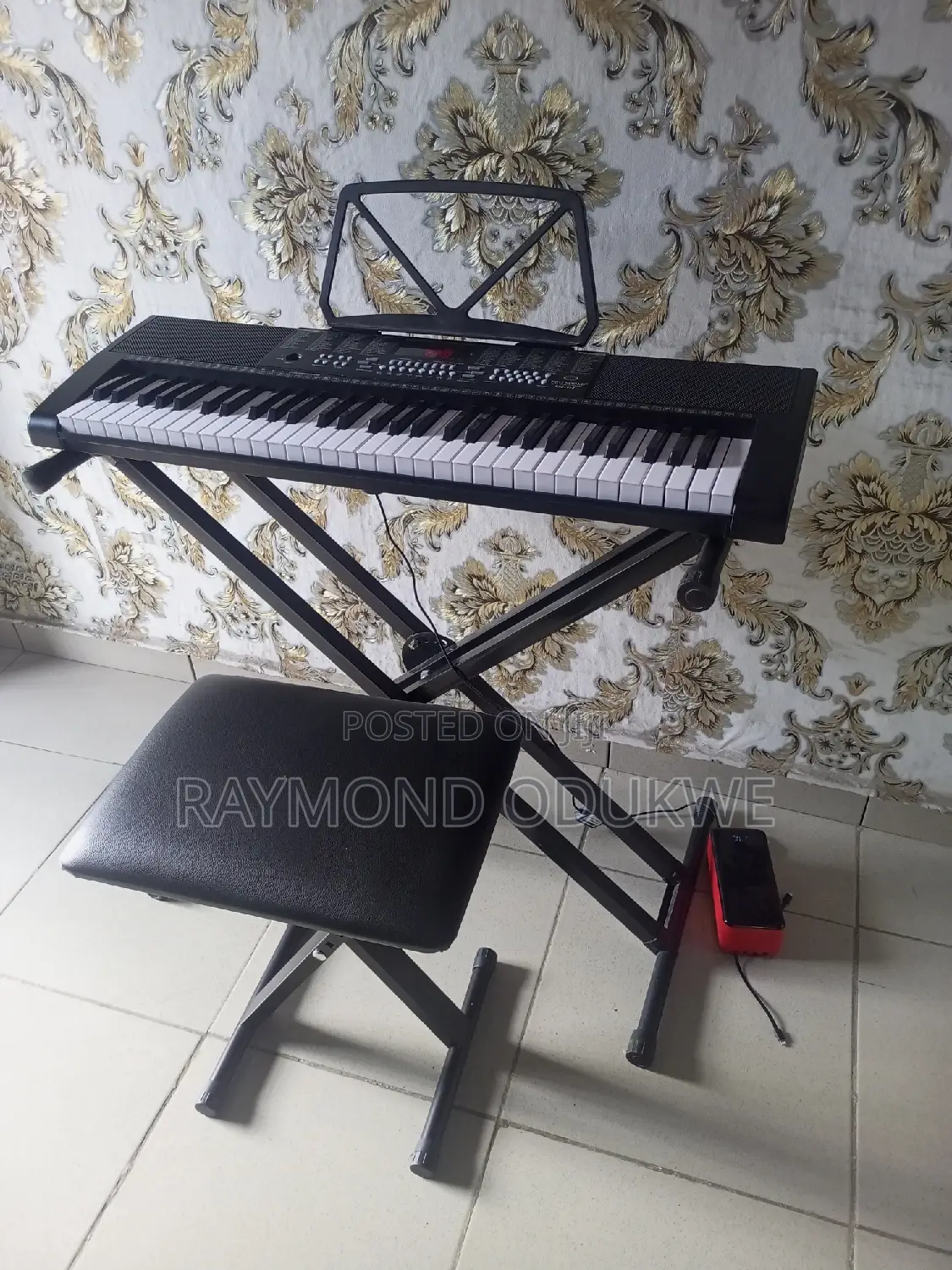 61keys Teaching Type Keyboard Piano With Stand and Stool