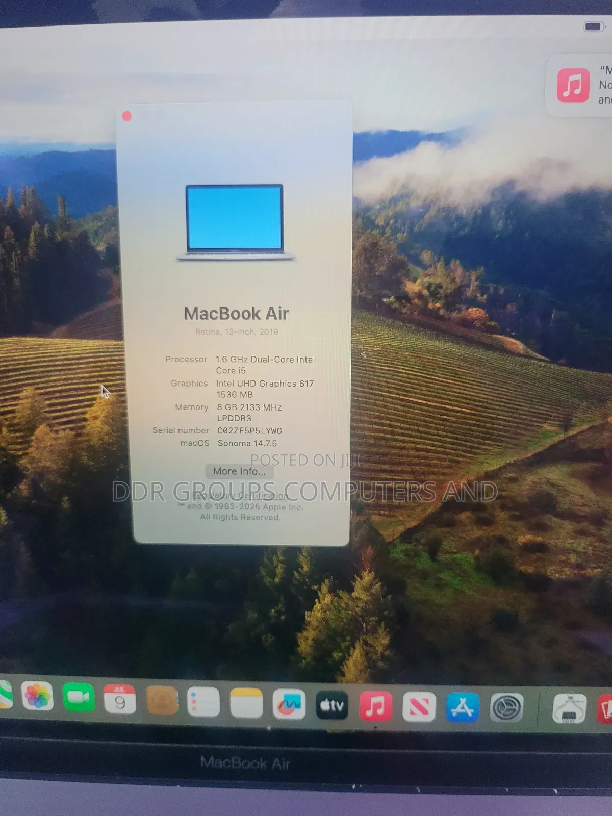 Laptop Apple MacBook Pro 2020 8GB Intel Core i5 SSD 256GB