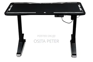 Adjustable Height Table With Led Lights 1.2 Meter