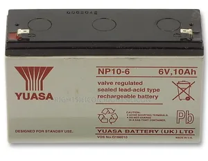 Usa Yuasa - 6v 10ah Np Series Sealed Lead Acid Battery