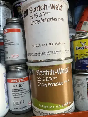 3m Scotch-weld 2216 B/A Gray Epoxy Adhesive.