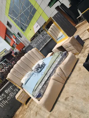 Set of Upholstery Padded 6by6 Bed Stand